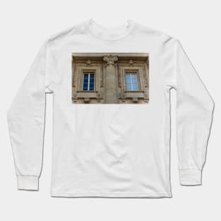 Le Grand Palais - Window And Pillar Detail © Long Sleeve T-Shirt